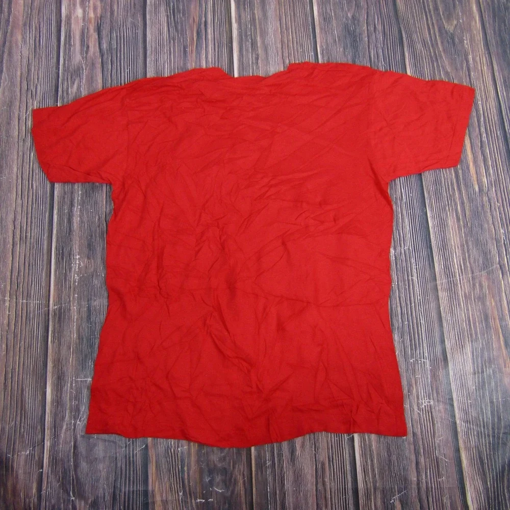 Vintage Applebees Houston Rockets‎ Shirt Mens Large Red Single Stitch Promo 90s